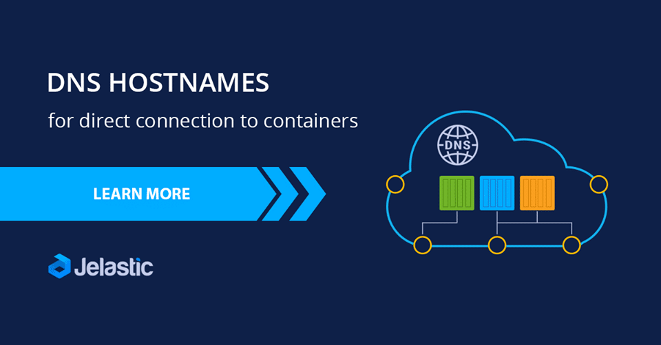 DNS Host Names for Direct Connection to Containers at Jelastic PaaS ...