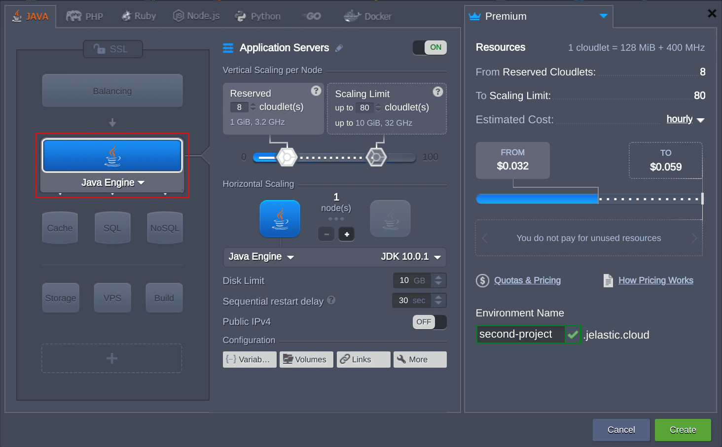 1785-1-separate-environment-with-java-engine