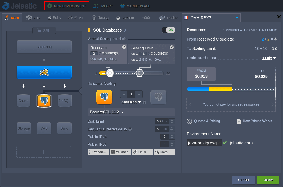 3759-1-create-environment-with-postgresql-database